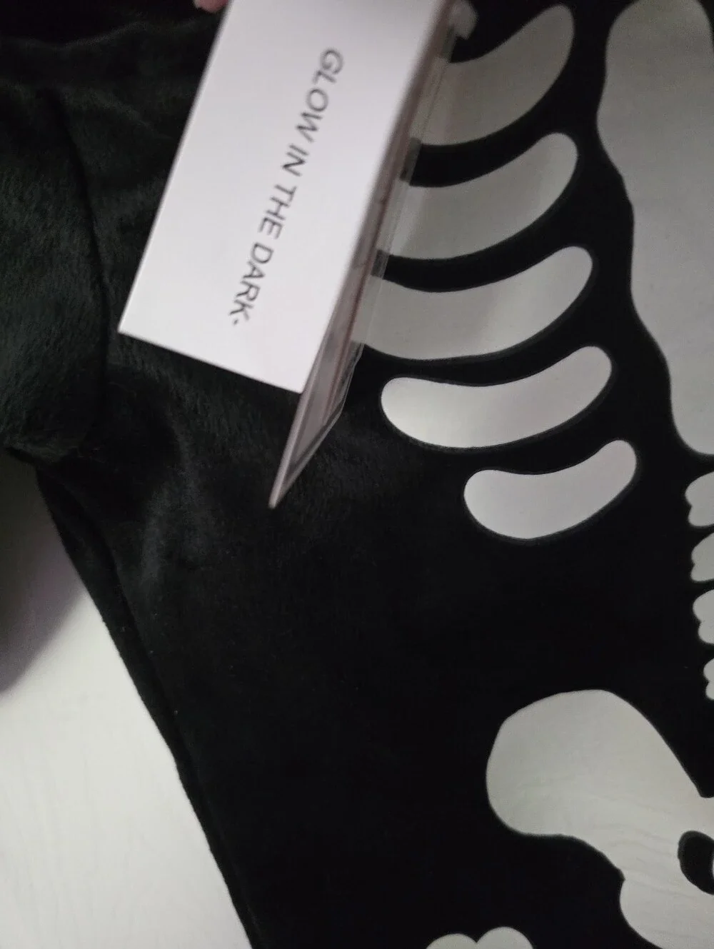 Skeleton Glow In The Dark Halloween Costume Size 6-9 Months New